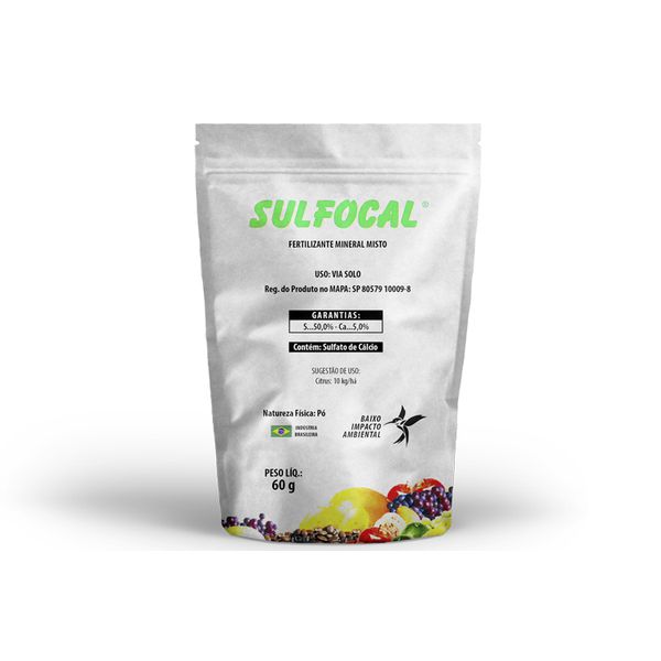 Sulfocal Calda Sulfocálcica Em Pó Sache 60g Agrodama