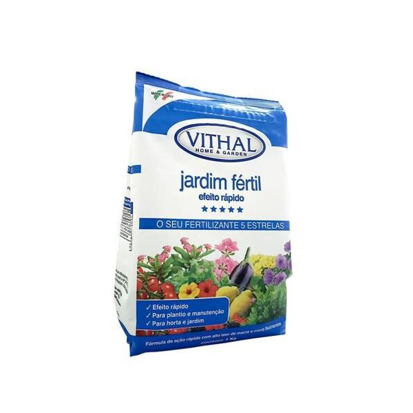 Fertilizante Jardim Fertil Efeito Rapido 1kg Vithal