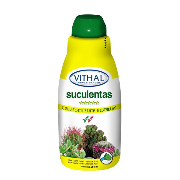 Fertilizante líquido para suculentas 250ml Vithal