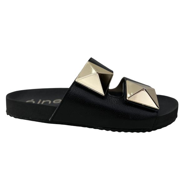 Sandália Slide Cleópatra - Preto