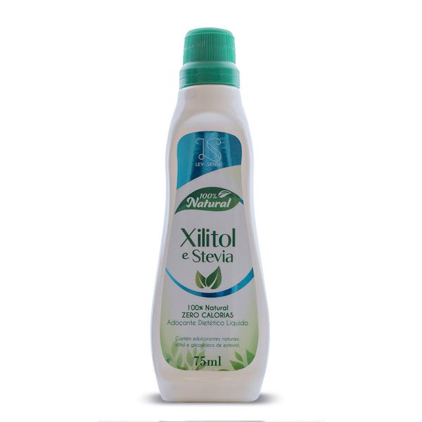 Adoçante líquido 100% Natural Xilitol e Stevia 75ml