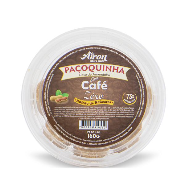 Paçoquinha Zero com Café 160g