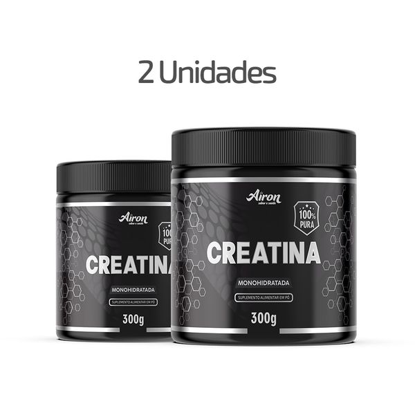 Combo 2 x Creatinas Monohidratada AIRON Pote 300g