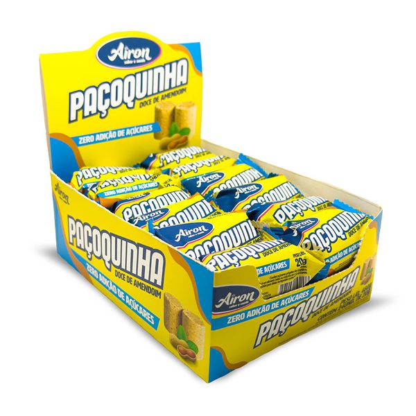 Paçoquinha Rolha 480g (contém 24 unidades de 20g)