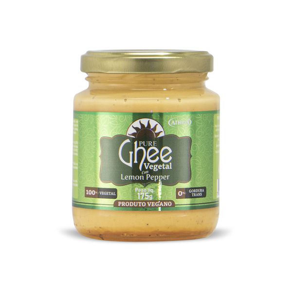 Pure Ghee Vegetal com Lemon Pepper 175g