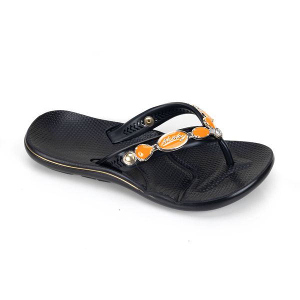 Chinelo Anatômico Alcalay Feminino de Resina Laranja