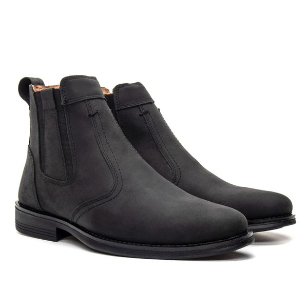 Bota Masculina Couro Preto