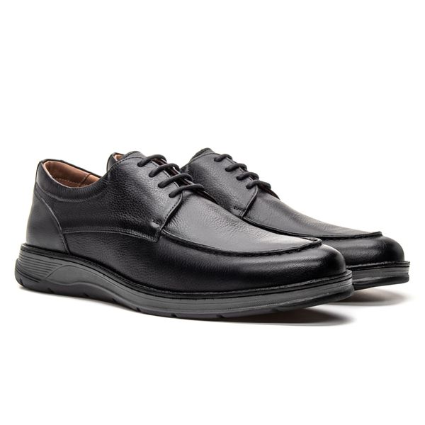 Sapato Masculino Jason Couro Floater Preto