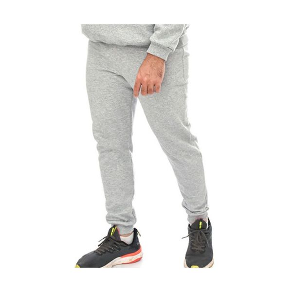 Calça Moletom Jogger Skinny C/ Elástico Cinza