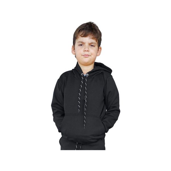 Blusa De Moletom Infantil Premium Preto