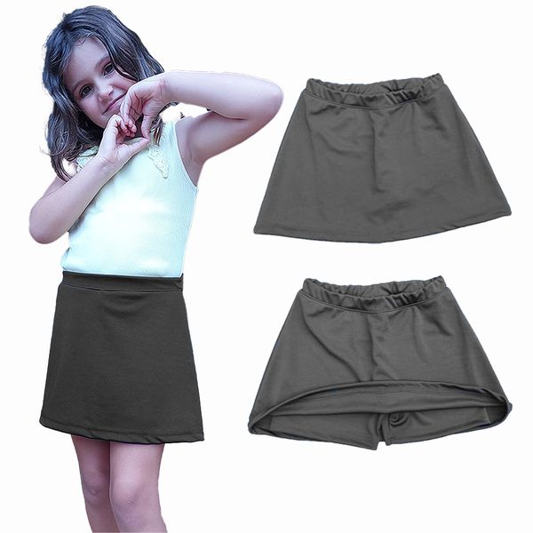 Short Saia Helanca Escolar C/ Elástico Preto