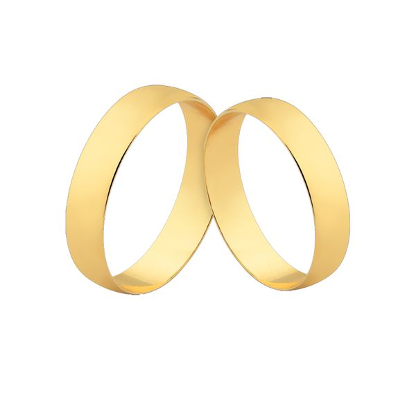 Alianças De Ouro 18k Para Casamento - A-CM-131 - Alianças Exclusivas