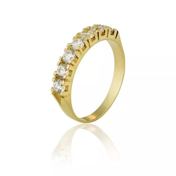 Aparador de Aliança Wanda em ouro 18k, com 9 diamantes - Golden & Co - A  Sua Loja de Alianças e Joias Personalizadas