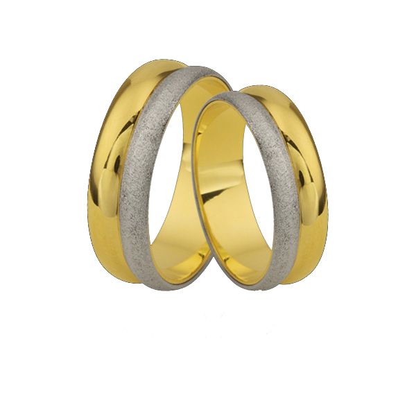 Aliança Bodas De Prata Ouro 10k - AE-E-61-10K - Alianças Exclusivas