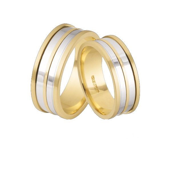 AliançaOuro 10k Bodas De Prata - AE-S-80-10K - Alianças Exclusivas