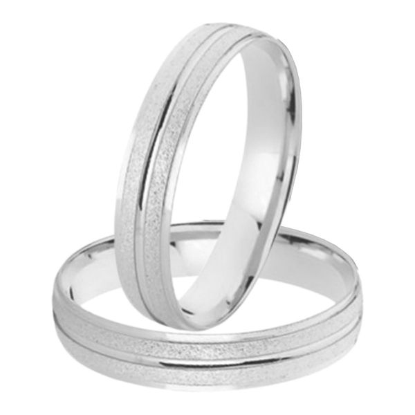 Kit Alianças Diamantadas e Solitário De Prata