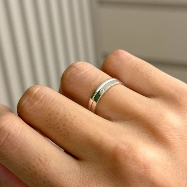 Kit Par De Alianças e Solitário De Prata