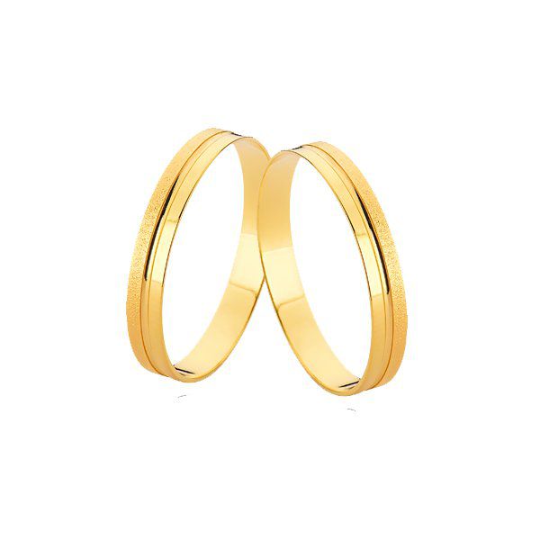 Alianças Com Fabricação Rápida Ouro