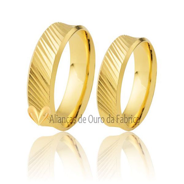 Aliança Para Casamento Em Ouro