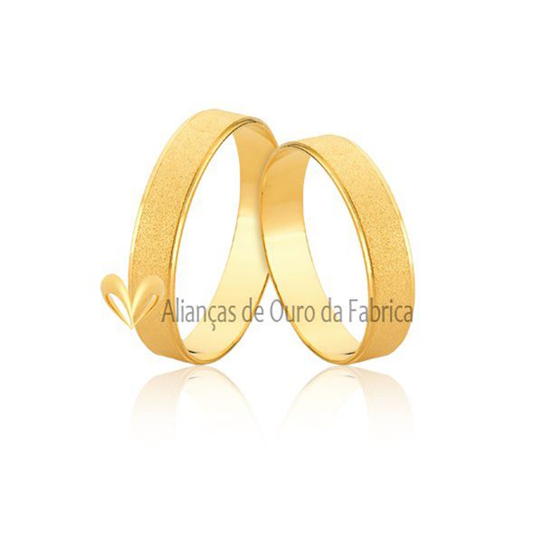 Aliança Para Casamento Em Ouro