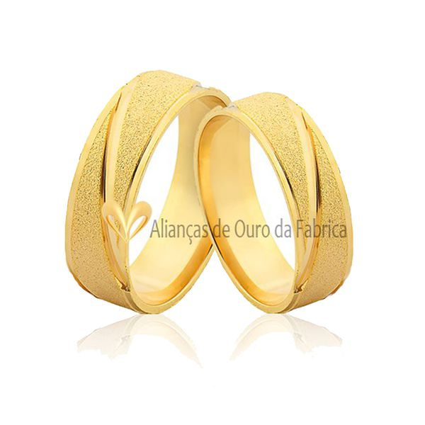 Alianças Em Ouro Diamantadas