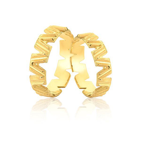 Aliança Em Ouro Personalizada