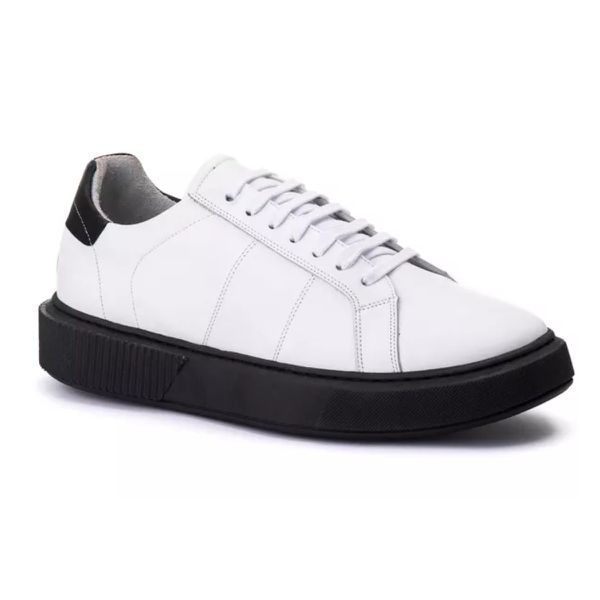 Tênis Casual Londres Branco Sola Preta