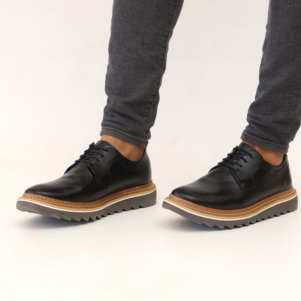Sapato outlet tratorado preto