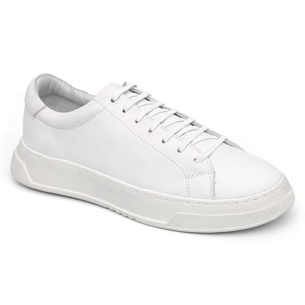 Tênis Minimalista Couro Branco Rio
