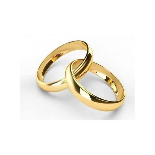 Aliança em Ouro - Modelo Roma
