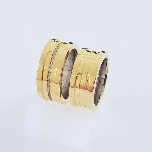 Aliança Ouro 18k 750 e Prata 950 - Modelo Pietra
