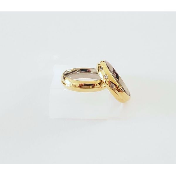 Aliança Ouro 18 750 e Prata 950 - Modelo Tamara