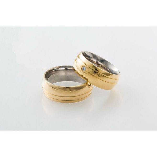 Aliança Ouro 18 750 e Prata 950 - Modelo Vasti