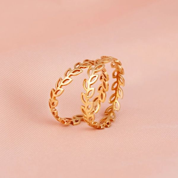 Aliança Ouro 18k - Modelo Flower