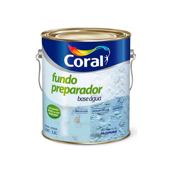Fundo Preparador Incolor 3,6L Coral
