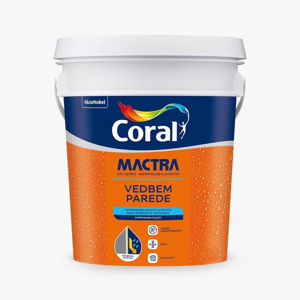 VEDBEM PAREDE BRANCO 3,6KG MACTRA