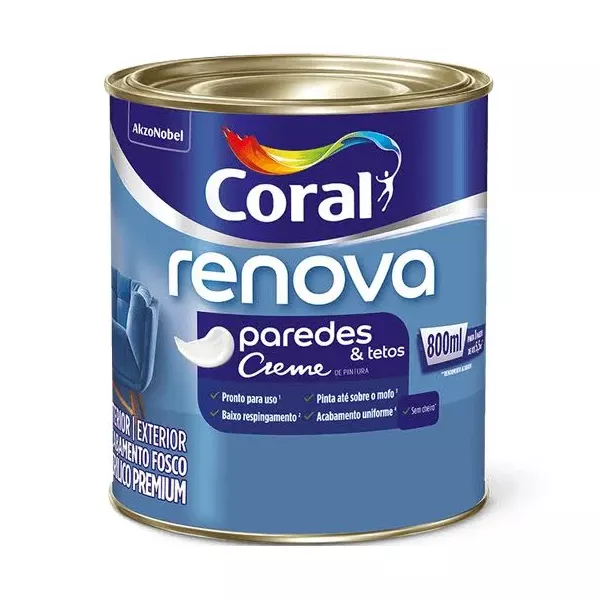 Renova Paredes & Tetos 800ml Coral