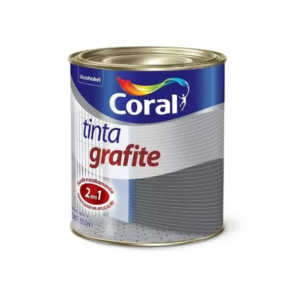 Tinta Grafite 900ml Coral