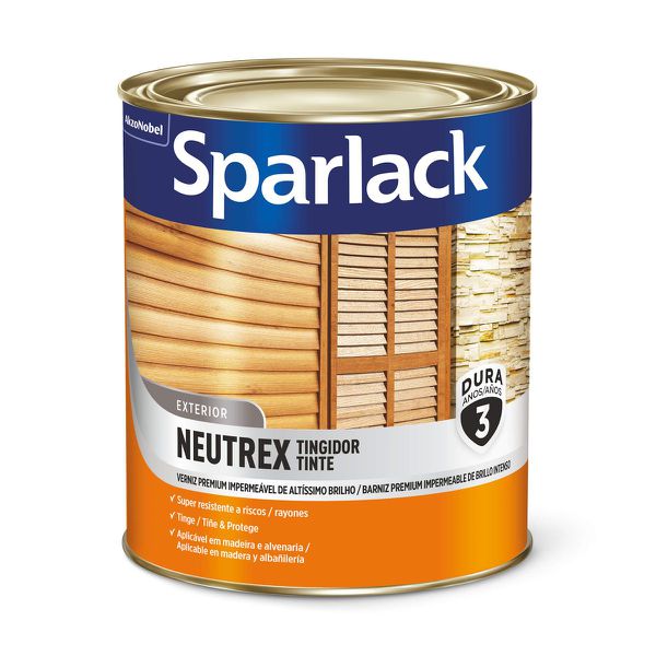 Verniz Neutrex Tingidor 900ml Sparlack