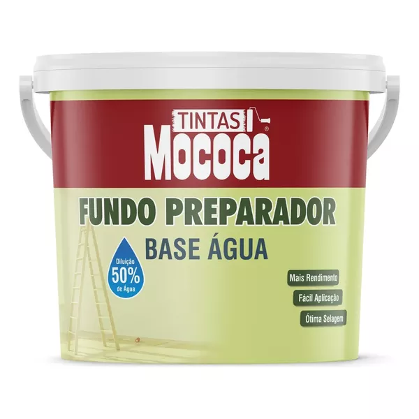 Fundo Preparador de Paredes Base Água 3,6L Mococa