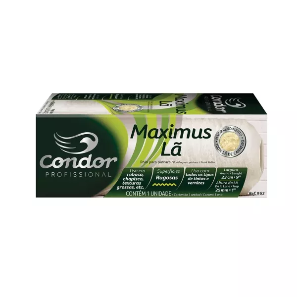 Rolo Maximus Lã c/ Suporte (963) Condor