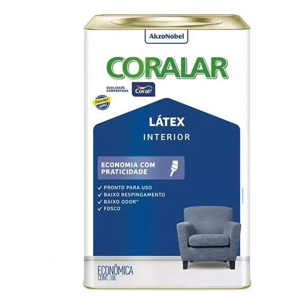 Coralar Látex Mais Econômica (Branco) 18L Coral