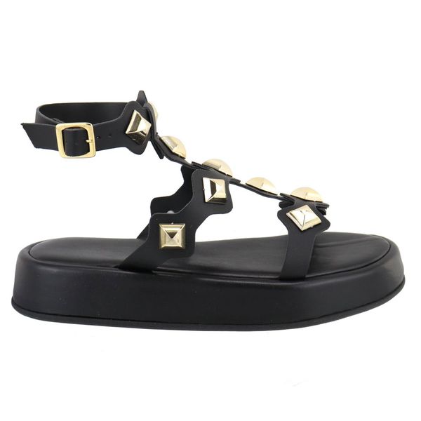 Sandália FlatForm Lívia Preto