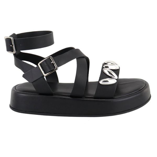 Sandália FlatForm Chloe Preto