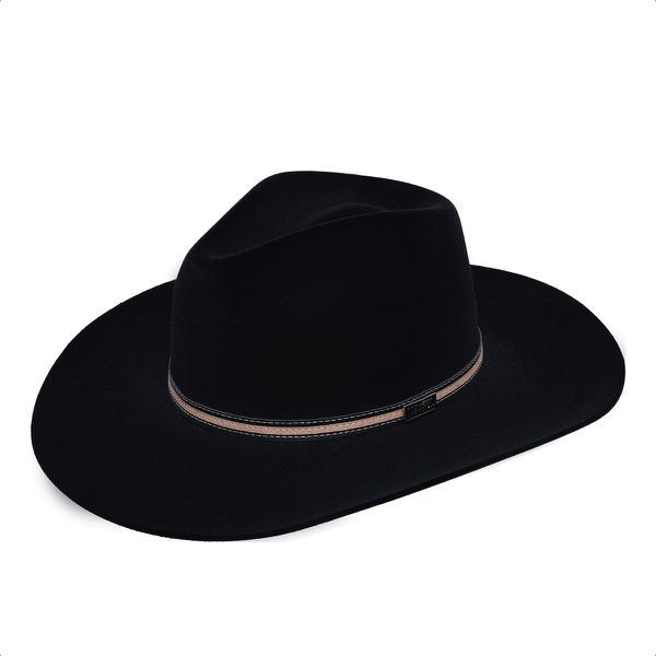 Chapéu Classic Embaixador Feminino Masculino Preto