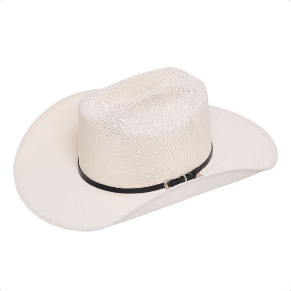 Chapéu Americano Lona Branco Country Unissex