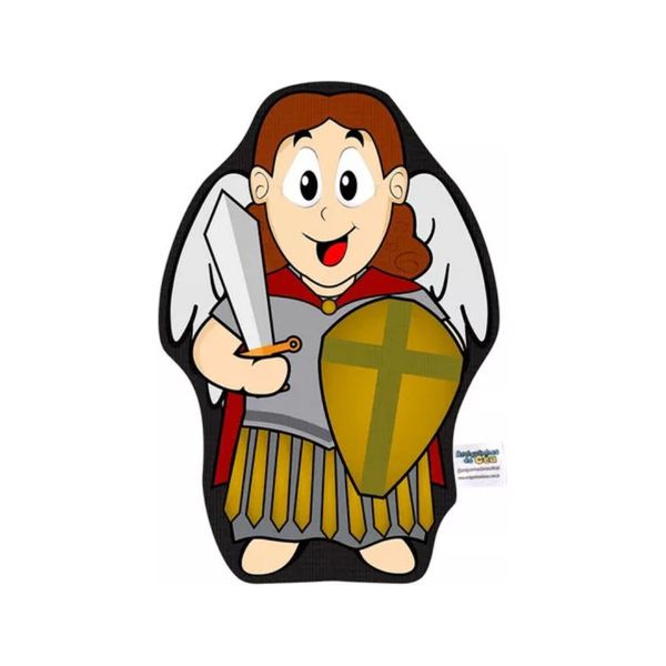 Naninha Travesseiro Boneco Arcanjo São Miguel