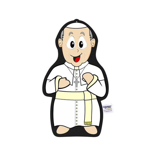 Naninha Travesseirinho Boneco Santo Padre Papa Francisco Naninha Aparecida