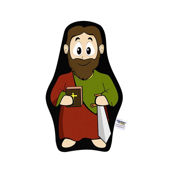 Naninha Travesseiro Boneco São Paulo Santo Católico São Paulo Apóstolo