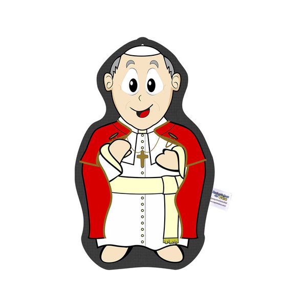 Naninha Travesseirinho Boneco São João Paulo Santo Católico Naninha Travesseirinho Boneco São João Paulo II